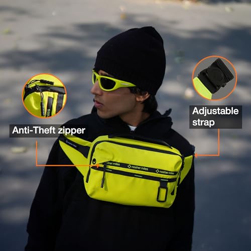 Nasher Miles Sling Bag | Crossbody Bag | One Shoulder Bag| Multipurpose Travel Bag | Ideal for Daily Use, Office, Travel, Hiking (Green) - Image 3