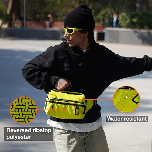 Nasher Miles Sling Bag | Crossbody Bag | One Shoulder Bag| Multipurpose Travel Bag | Ideal for Daily Use, Office, Travel, Hiking (Green) - Image 2