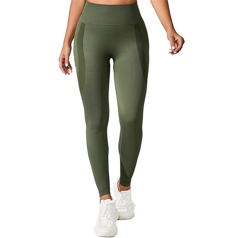 Women's Seamless High Waist Yoga Leggings Peach Butt Lift Running Fitness Pants - Image 5