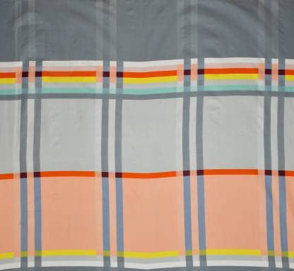 TIB 130 GSM Cotton Feel Polycotton Quilt Cover Blanket Cover Razai Duvet Cover for Double Size Duvets with Zip, 90"x 100", Box Grey - Image 2