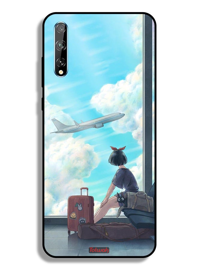 Tolwak Huawei Y8p Protective Case Cover Travel Art - Image 2