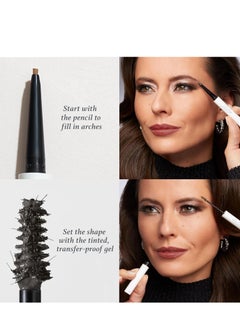 Julep Julep Brow 101 Sculpting Pencil & Tinted Brow Gel Set - Dual-Ended Eyebrow Tool with Brush and Precision Tip - Long-Lasting, Waterproof Formula for Perfectly Defined and Tinted Brows -Medium Brown  - Image 4