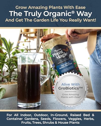 Organic Plant Magic - Truly Organic™ Fast-Acting Water Soluble Plant Food - All-Purpose Fertilizer Concentrate for Flower, Vegetable, Herb, Fruit Tree, Garden & Indoor Houseplants [One 1/2 lb Bag] - Image 3