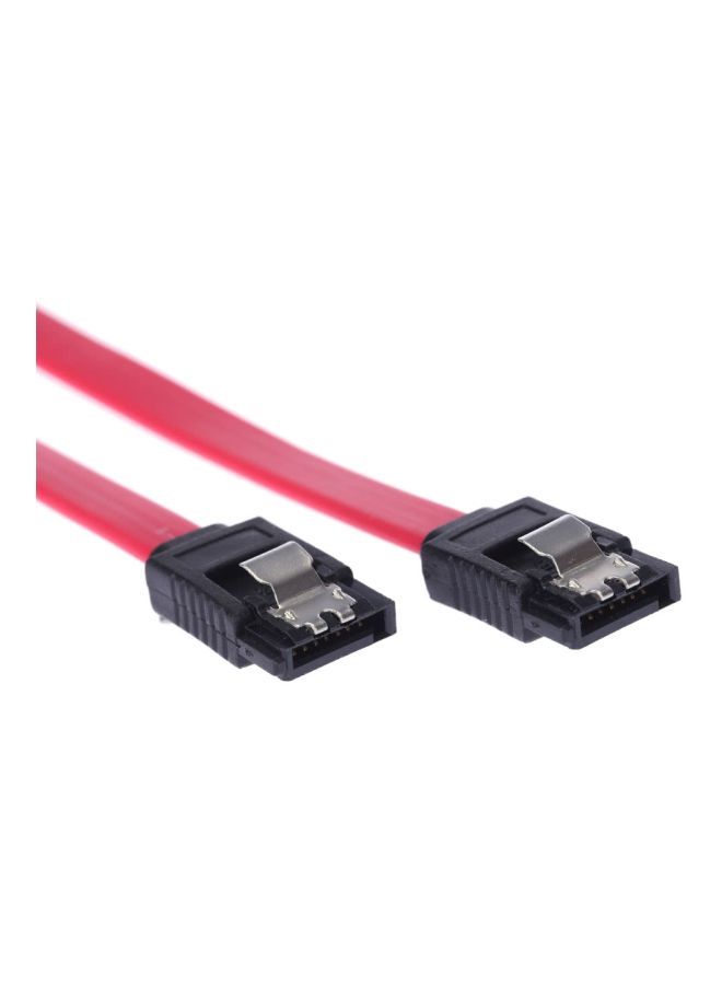 NIBEMINENT SATA 2.0 High Speed Data Cable Cord For HDD/SSD 45centimeter Red/Black  - Image 2