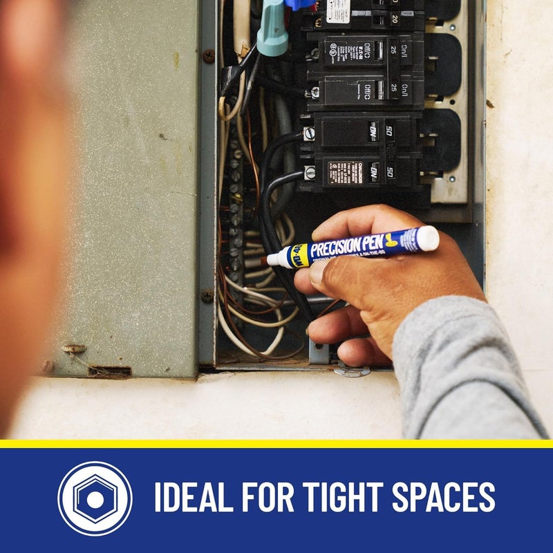 WD-40 الصيغة الأصلية - قلم دقيق للحركة، تشحيم بدقة متناهية، تدفق متحكم فيه. محمول، سهل الحمل، سهل التخزين، مثالي للمساحات الصغيرة والضيقة، 0.3 أونصة سائلة [3 عبوات] - Image 5