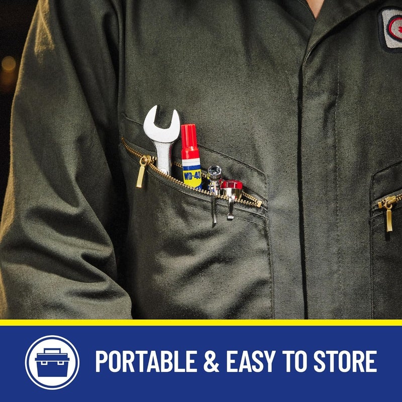 WD-40 الصيغة الأصلية - قلم دقيق للحركة، تشحيم بدقة متناهية، تدفق متحكم فيه. محمول، سهل الحمل، سهل التخزين، مثالي للمساحات الصغيرة والضيقة، 0.3 أونصة سائلة [3 عبوات] - Image 4