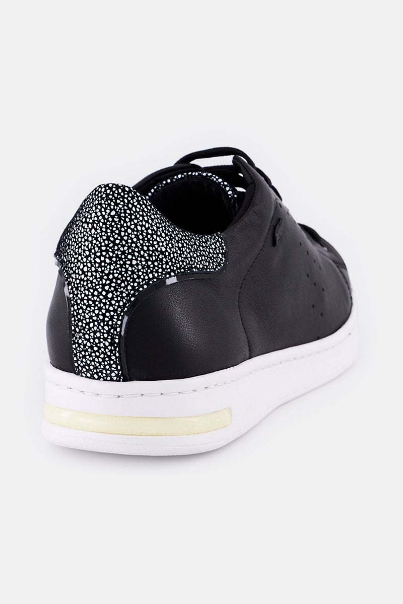 GEOX أحذية كاجوال نسائية د جيسن مزودة بأربطة، سوداء - Image 3