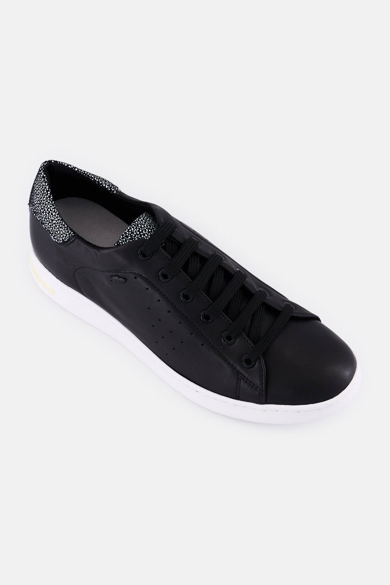 GEOX أحذية كاجوال نسائية د جيسن مزودة بأربطة، سوداء - Image 1