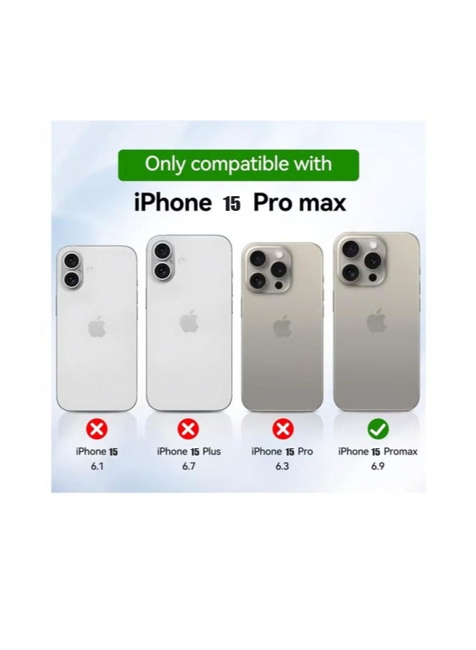 امبريلا كفر حماية لهاتف 15  برو ماكس من امبريلا , يدعم تقنية الماج سيف , مقاوم للصدمات و مضاد للاصفرار , - Image 2