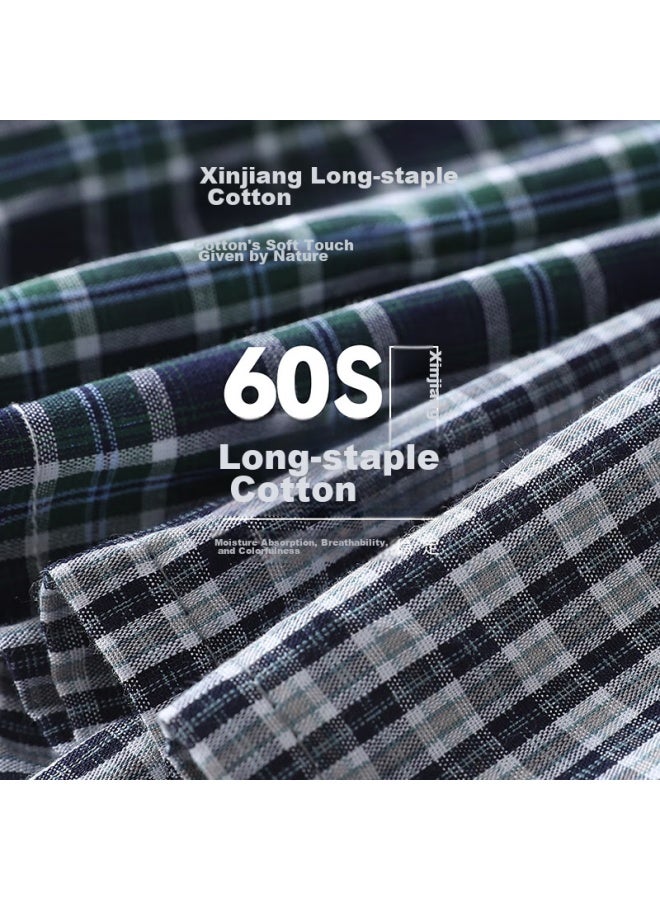 LANG SHA Langsha Men's Underwear, Aladdin Pants, Pure Cotton, Loose-fitting, Large Size, Men's Boxer Briefs, Comfortable, Breathable, Home Wear, Shorts  - Image 3