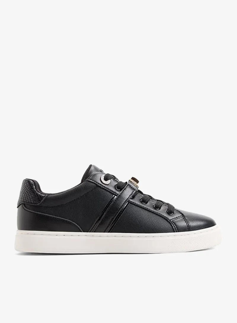 Ellyanna Ladies Black Low Top Sneaker