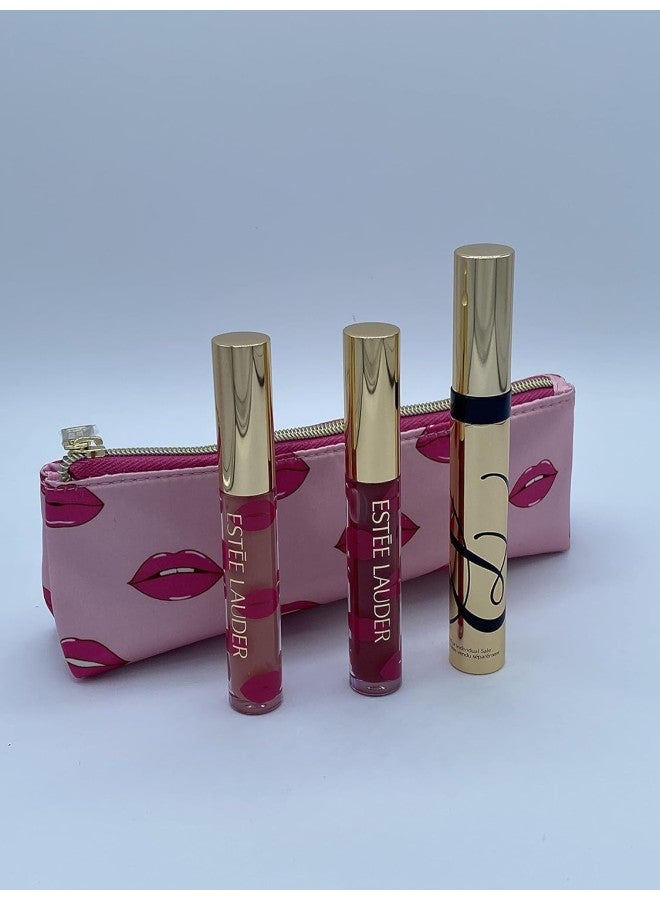 klarako Pretty Gloss Lips Gift Set Rebellious Rose Naked Truth Collection