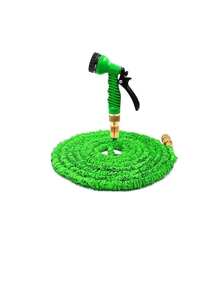 روبستلاين روبوستلاين ماجيك جاردن خرطوم | 75 قدم لاتكس | خرطوم مع موصل نحاسي وفوهة رش | خرطوم مياه قابل للتمدد | - Image 1