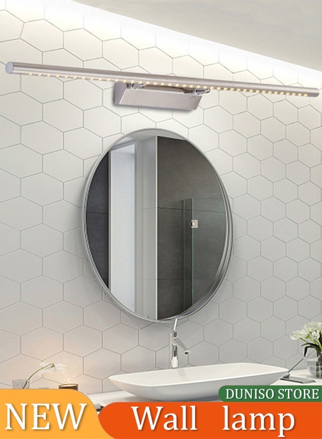 إسكدنيا Stainless Steel LED Mirror Wall Lamp with Switch 5W Wall Light Led Mirror Lights for Bath Bedside Reading Lamp Fixtures for Office Bedroom - Image 1