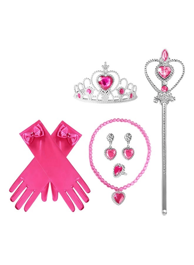 Princess Dress Cosplay Costume Set Party Birthday Gift For Girl Outfit 6 - 7 Years - Image 2