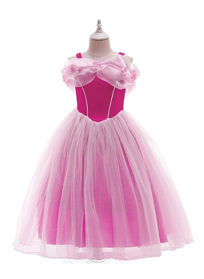 Princess Dress Cosplay Costume Set Party Birthday Gift For Girl Outfit 6 - 7 Years - Image 5