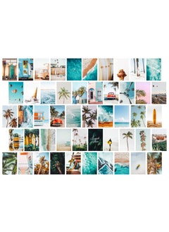 Paper Plane Design PAPER PLANE DESIGN Set of 50 Travel theme posters, adventure wall collage. Small Wall Posters Set for Home Office Decor Size 6 in x 4 inch x 50 pieces (E) 