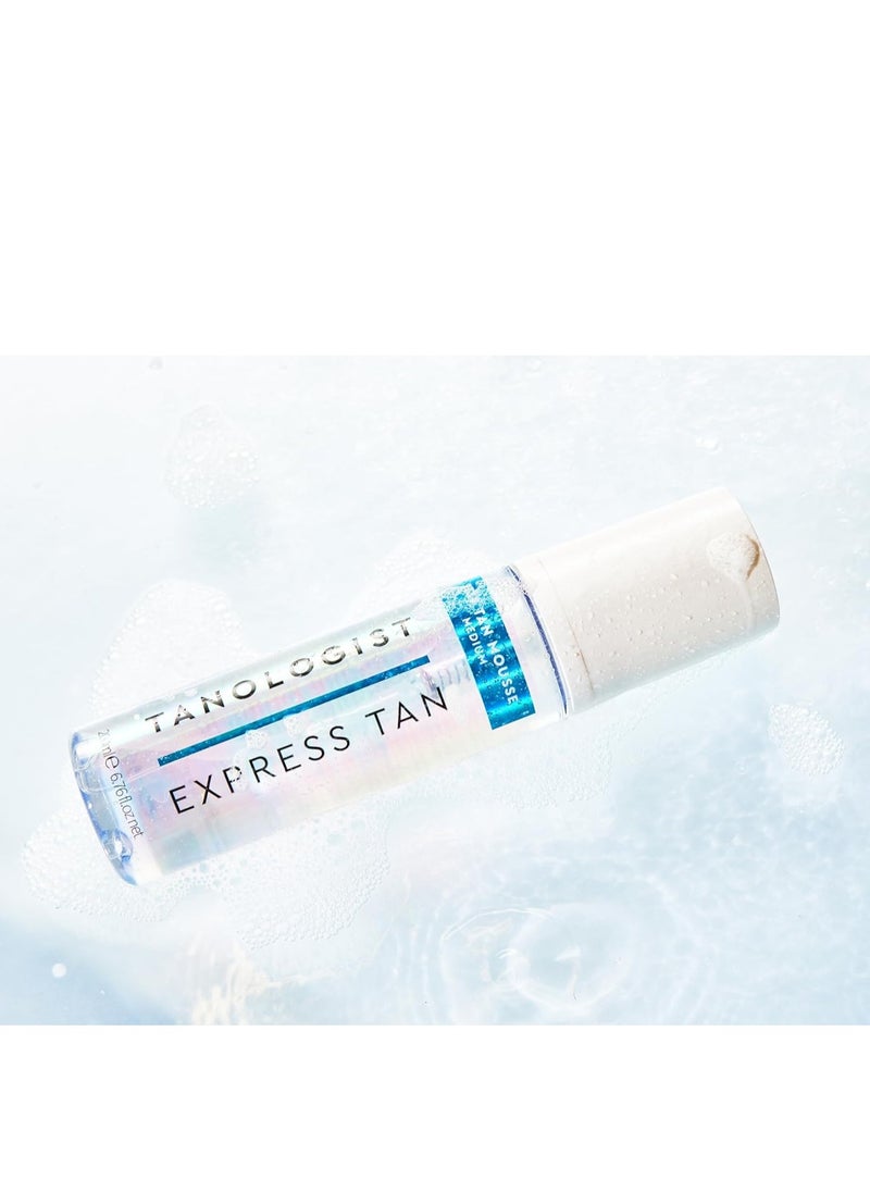 Tanologist - Tanologist Express Self Tan Mousse, Medium - Self Tanning Foam - Hydrating Sunless Tanner, Vegan & Cruelty Free - 6.76 Fl Oz - Image 1