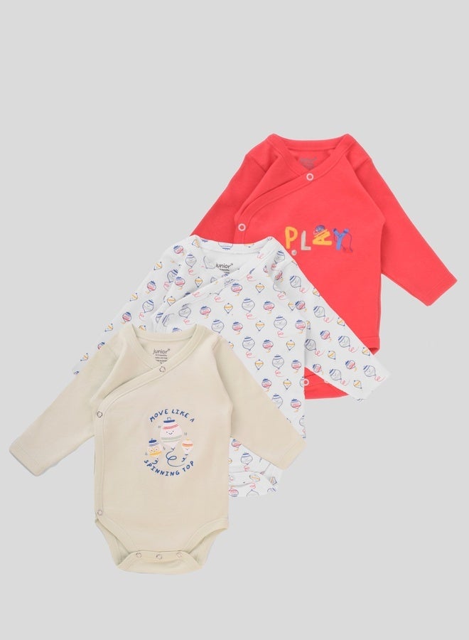 جونيور شاية قطن عبوة 3 قطع بيبي للجنسين - Image 1