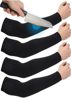 2 Pairs Cut Resistant Sleeves Thin Arm Protectors Arm Guard for Thin Skin and Bruising Arm Sleeves Protection Safety Protective Sleeves for Men Women