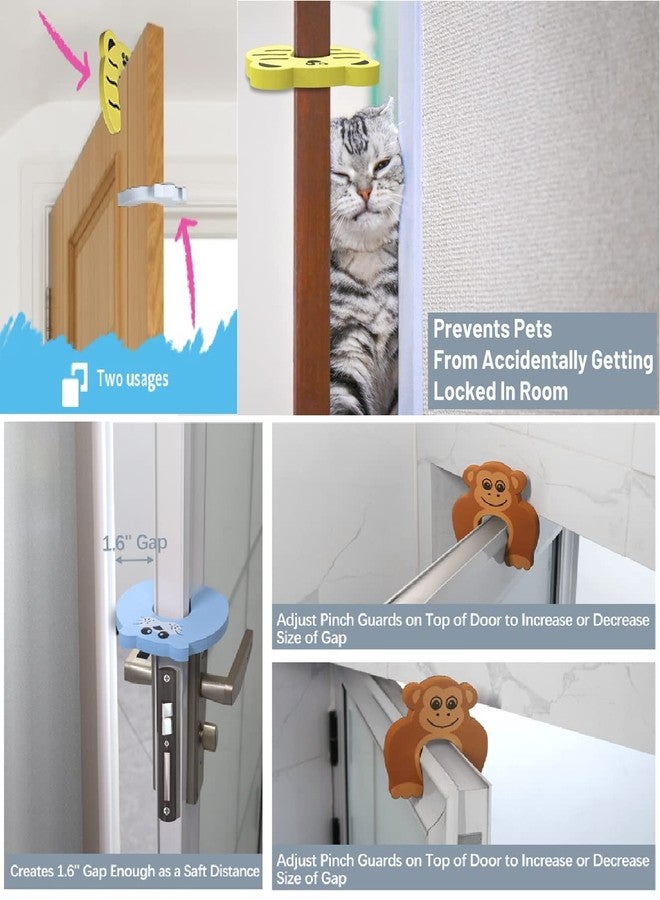 yomith Door Finger Pinch Guard, Cartoon Door Stop, Soft Foam Cushion Baby Finger Protector, Prevent Finger Pinch Injuries, Slamming Door, Child Not Getting Locked In Room (10 Pcs, Random),Assorted - Image 4