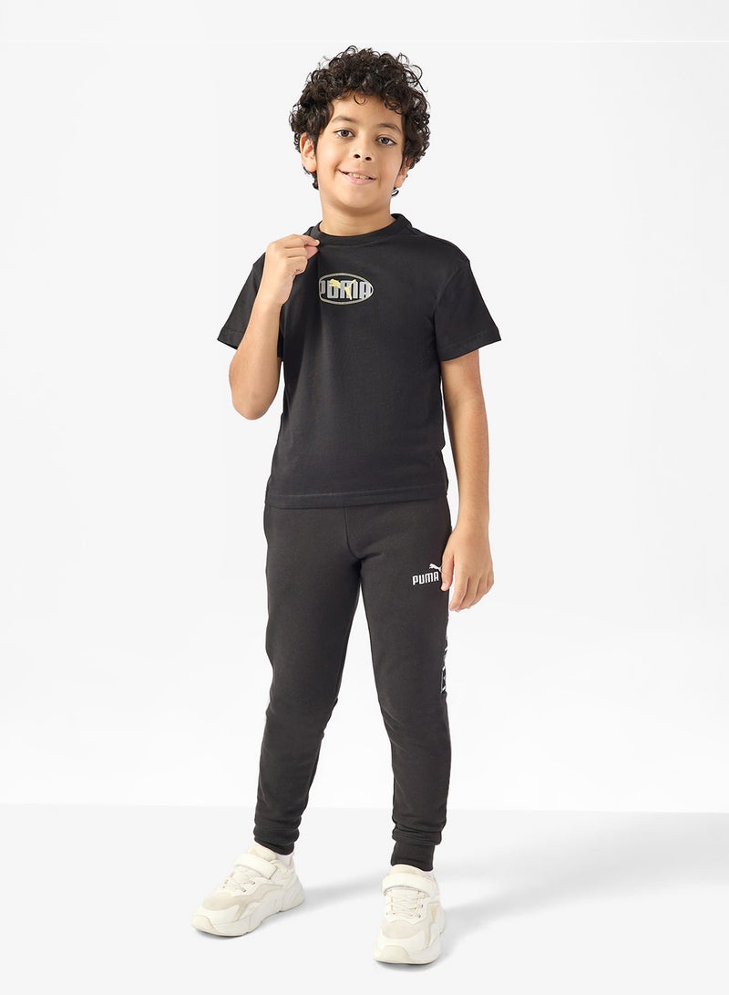 PUMA Kids Essential Logo Lab Execution T-Shirt - Image 4