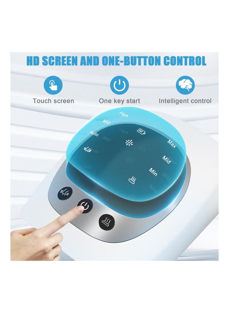 MTS Intelligent Hot Compress Cordless Infrared Knee Massager Machine Joint Pain Relief Electric Vibrating Knee Massager With Heat - Image 2
