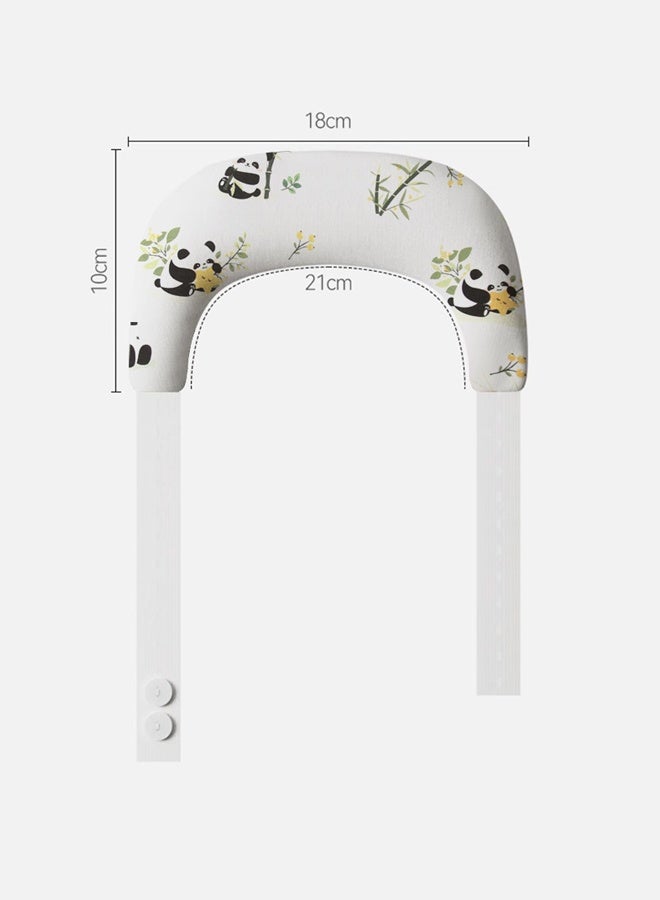 Vinnatsu Baby torticollis corrector，Baby Moon Pillow for Torticollis Correction - Pearl Cotton Filled with Zipper Layered Design, Removable Inner Liner, Infant Head Shaping Pillow, Neck Support for Newborns - Image 4