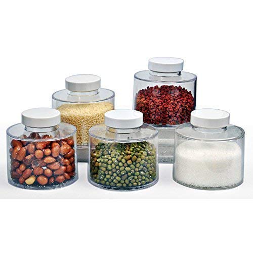 Marrone 6PCS Stackable Spice Jars with Lid Kitchen Organization and Storage Containers Refillable Spice Jars Tower Shape Condiment Jars for Camping - Image 4