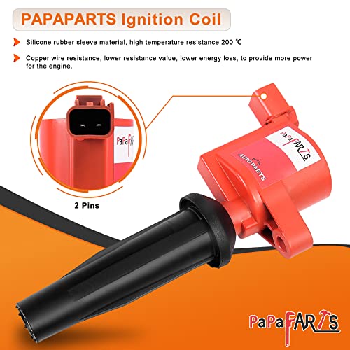 PAPAPARTS Set of 4 Ignition Coil Pack FD505 and Iridium Spark Plug Compatible with Ford Fusion Escape Focus Lincoln MKZ Mercury Mariner Milan 2.0L 2.3L 2.5L - Image 3