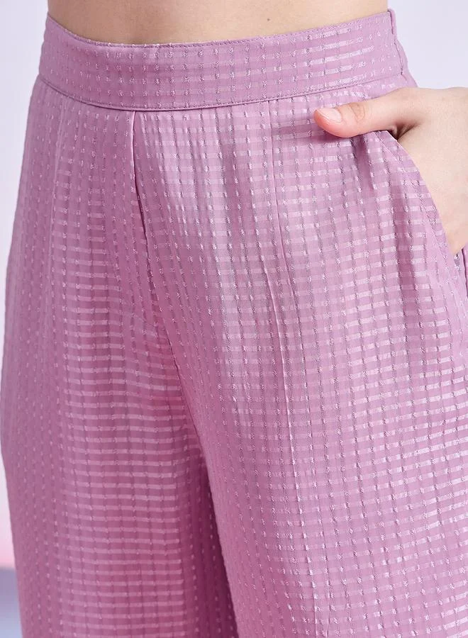 Stylo Bug Stylo Bug Ruched Detail Square Neck Top and Pants Set