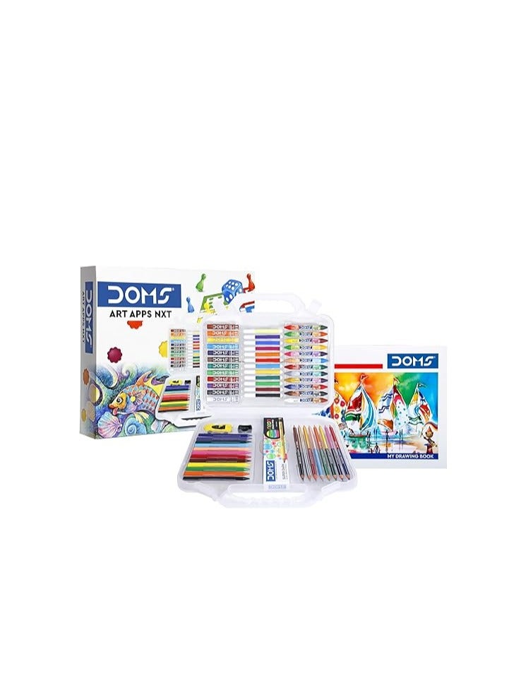 DOMS 71-Piece Art Apps Kit For School Assorted Colours - Image 1
