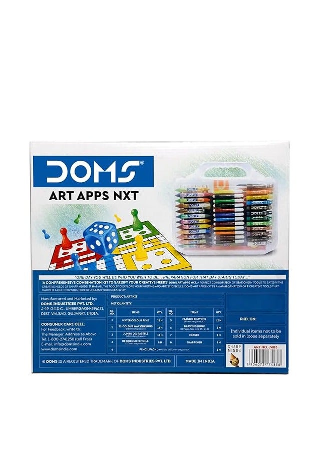 DOMS 71-Piece Art Apps Kit For School Assorted Colours - Image 3