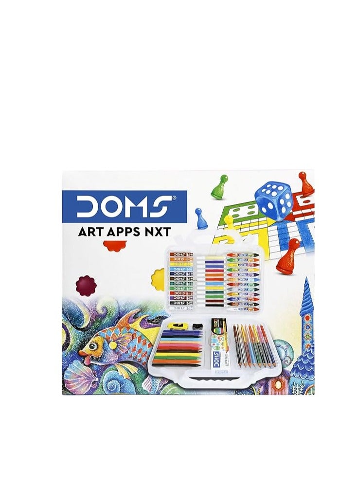 DOMS 71-Piece Art Apps Kit For School Assorted Colours - Image 4
