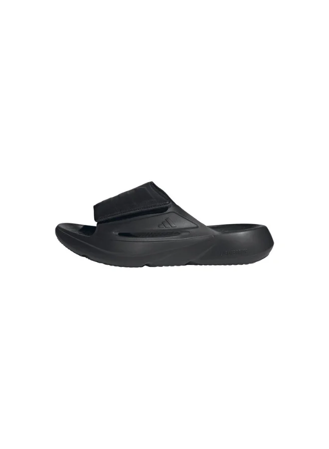 adidas صنادل رياضية سلايد يو سوداء للجنسين