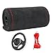Qiyibei Suede Leather Steering Wheel Cover Wrap Kit DIY StitchOn for 14515 Wheels Superior Sweat Absorption NonSlip Grip Comfortable Durable YearRound Upgrade - Image 2