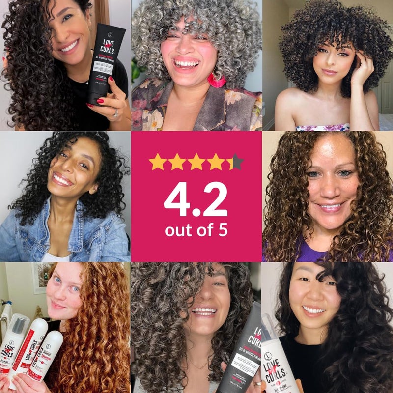 Love Ur Curls - Shampoo, Conditioner, Kinky-Coily All In One Styler to repair, define and hydrate hair and Irish Sea Moss Gel for touchable hold - Image 5