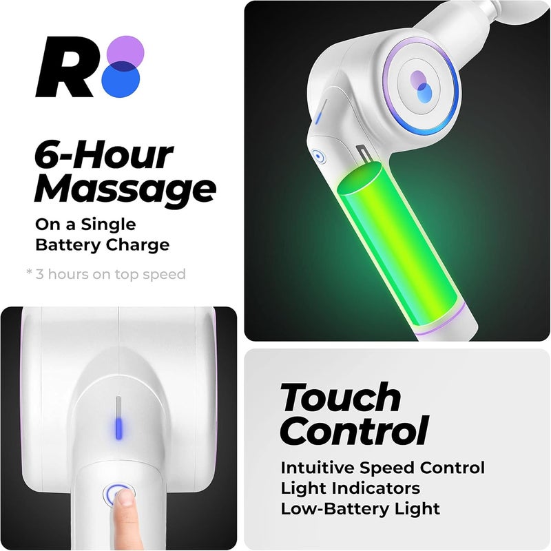 ReAthlete FOLD Massage Gun FirstEver Foldable Professional Percussion Massager Portable Wireless Massage Gun Deep Tissue Pain Relief Personal Massager for Athletes and Exercisers - Image 5