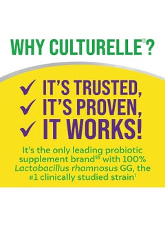 Culturelle Culturelle Pro Strength Daily Probiotic, Digestive Health Capsules, Supports Occasional Diarrhea, Gas & Bloating, Gluten and Soy Free, 60 Count  - Image 3