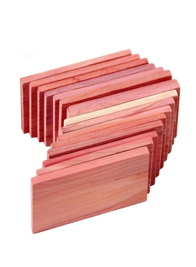 CUIYKAI Cedar Blocks for Closet Storage 16Pcs, Red Ceder Blocks Cedar Planks Chips for Closet Drawers 100% Natural Wood Chips - Image 1