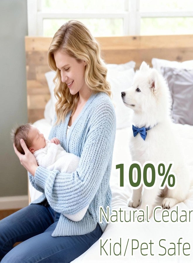 CUIYKAI Cedar Blocks for Closet Storage 16Pcs, Red Ceder Blocks Cedar Planks Chips for Closet Drawers 100% Natural Wood Chips - Image 3