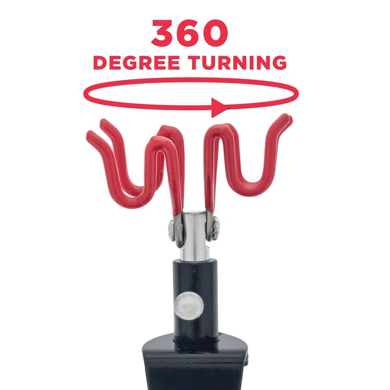 Master Airbrush Clamp-On 2-Airbrush Holder Stand - Table/Bench Mount - Airbrush Accessories & Supplies for Garage or Workspace - Image 4