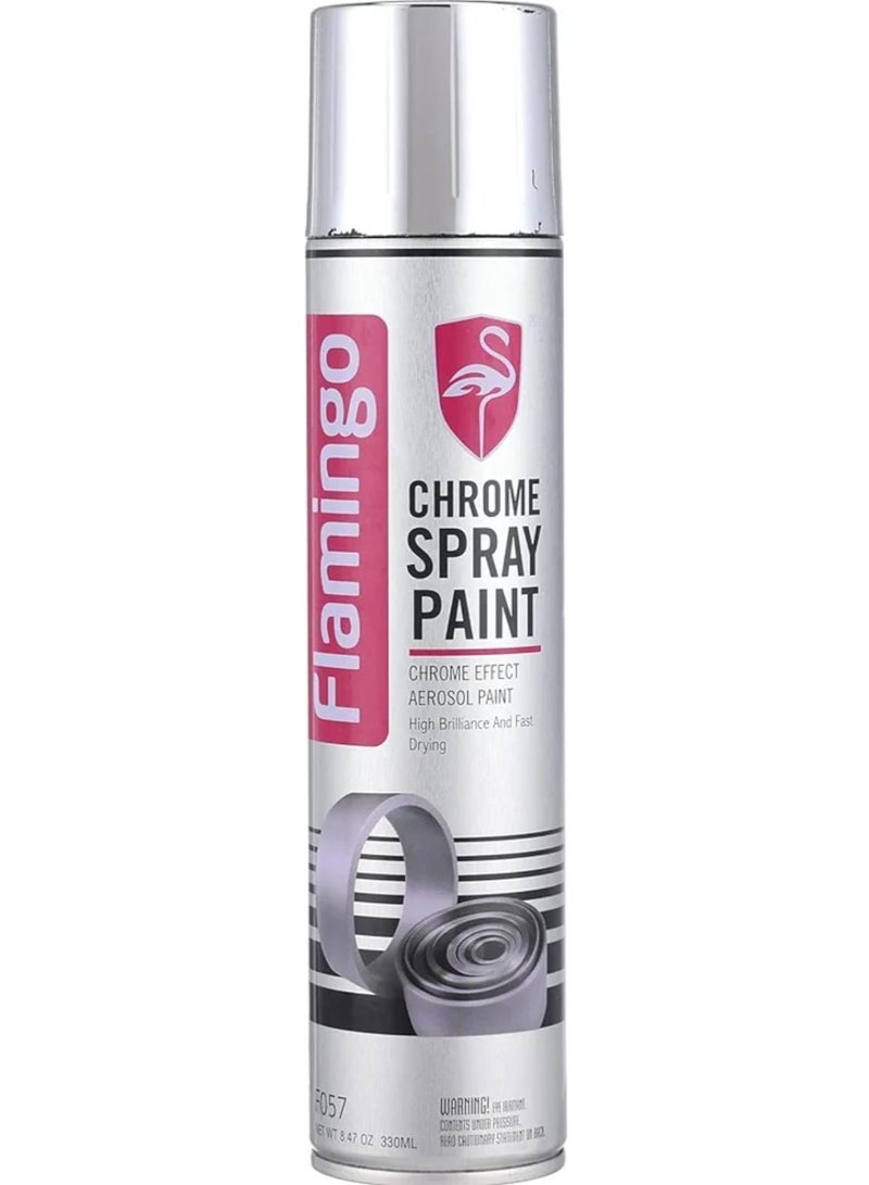 فلامنجو بخاخ طلاء  كروم 330 مل - Image 1