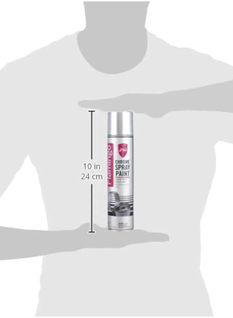 فلامنجو بخاخ طلاء  كروم 330 مل - Image 4