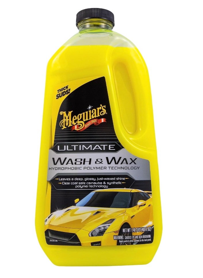 Meguiars - Ultimate Wash And Wax Premium Car Shampoo MEGUIARS 1.4L - Image 1