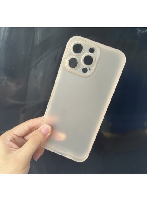 For Iphone 14 Transparent Mobile Phone Case For Iphone14plus Solid Color All-inclusive Pp Hard Case For Spot Wholesale-Color:Desert Gold (opp Hanging Bag Packaging + Model Label)-Applicable Model:For Apple XSMAX