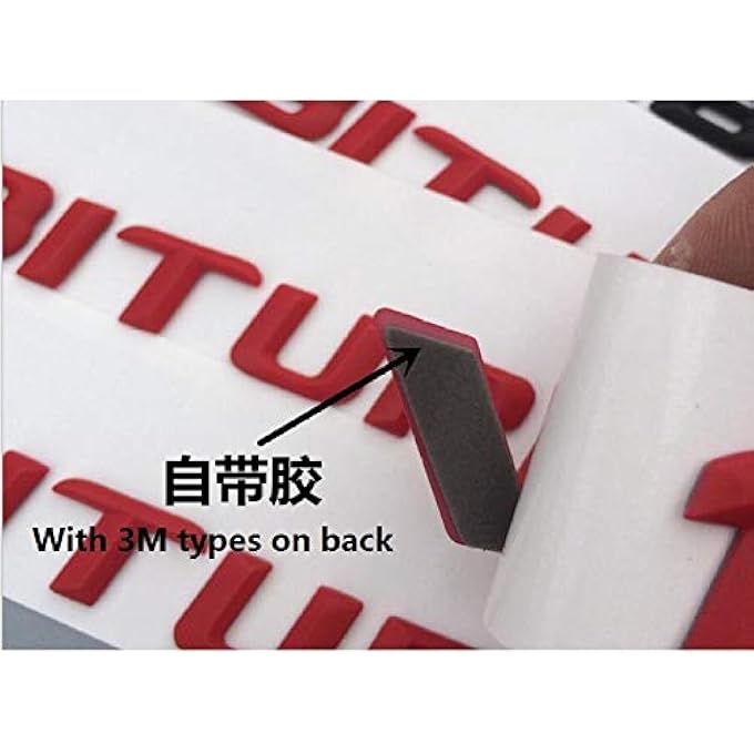 ريحني بالنسبة لمرسيدس بنز، AMG كروم لامع مع مات أسود أحمر V12 Biturbo V12 Biturbo حروف شارات الرفرف شعارات ملصق - Image 3