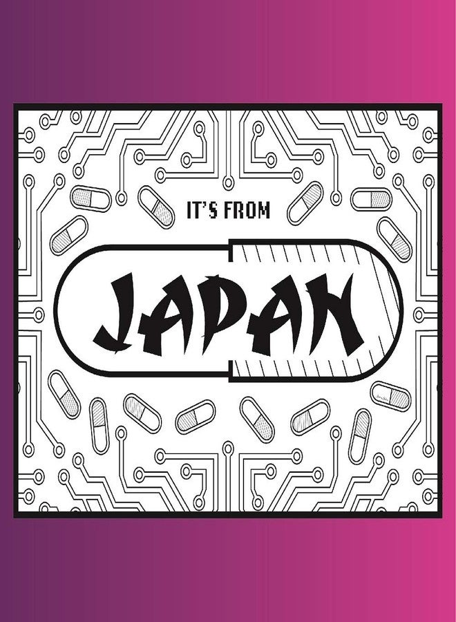 Coloring Broadway - BE MORE CHILL inspired Coloring Pages (Set of 4) “It's From Japan” Collection, Broadway Musical Merchandise, Ideal Gift for a Broadway Theater Lover - Image 5