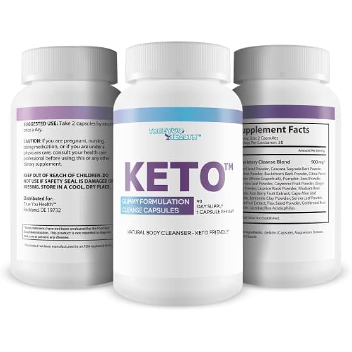 Keto Gummy Formulation Cleanse Capsules - Aid Cleansing & Detoxification - Help Flush Waste & Toxins - Natural Body Cleanser Support for Health & Wellness - Advanced Keto Cleanse Detox with Probiotics - Image 4