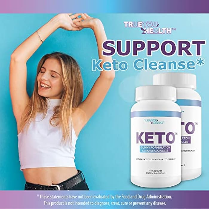 Keto Gummy Formulation Cleanse Capsules - Aid Cleansing & Detoxification - Help Flush Waste & Toxins - Natural Body Cleanser Support for Health & Wellness - Advanced Keto Cleanse Detox with Probiotics - Image 5